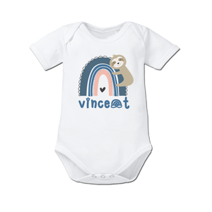 Body de bébé avec le nom Arc-en-ciel bleu - Product Image 1