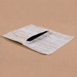 GLAMPKG <b>Dust</b>-Proof Jewelry Packaging Storage <b>Bag</b> Cotton Envelope Flap <b>Bag</b> with Edge Locking - Product Image 3