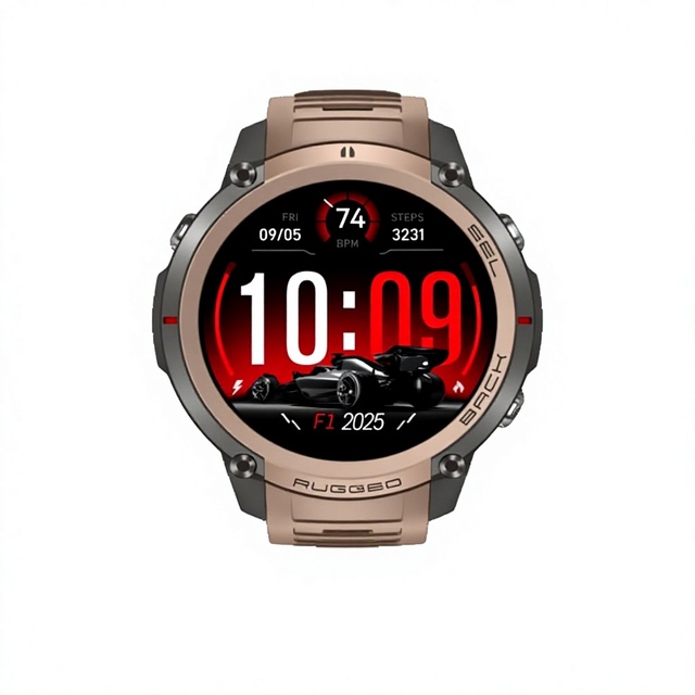 DM59 Smartwatch Dustproof Rugged 5ATM Waterproof Touchscreen Compass Offline Map GPS Outdoor Sports Hiking Cycling Swimming