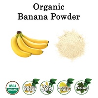 Poudre de peau de banane verte lyophilisée biologique de qualité alimentaire 100% soluble dans l'eau