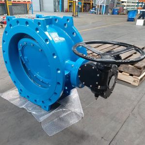 วาล์วปีกผีเสื้อคู่แบบมีเฟืองคู่แบบ BS5163คู่มือเหล็กดัดสำหรับใช้กับน้ำทั่วไป - Product Image 4