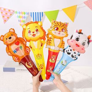Mini Globos de Aluminio con Forma de Animales de Dibujos Animados, Multicolores, 50 Piezas/Bolsa, para Fiestas de Cumpleaños Infantiles y Juguetes - Product Image 2