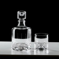 SUNYO caliente al por mayor logotipo personalizado copas de vino pequeño vaso de chupito whisky vaso whisky decantador conjunto