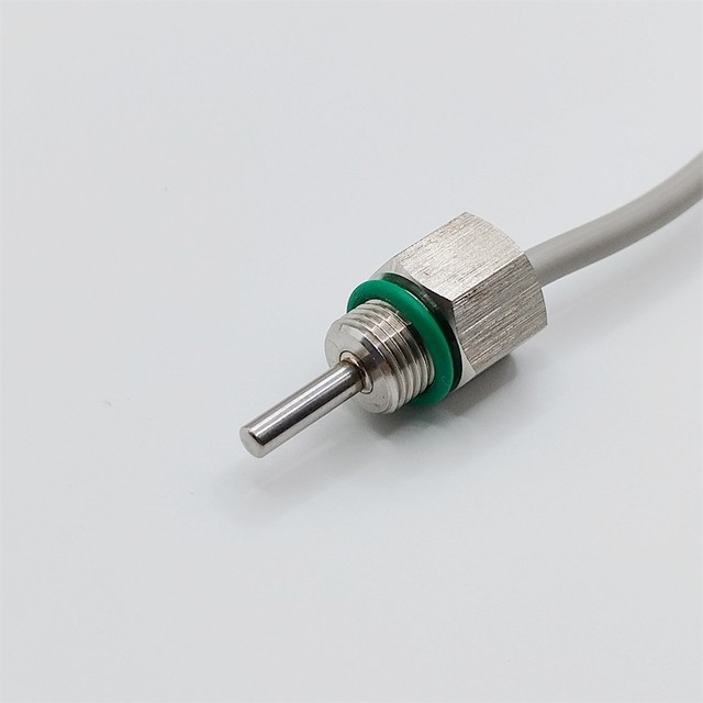Brass or Stainless Steel Housing 2 Wire Threaded PT1000 RTD Temp Sensor for Boiler Heating Systems