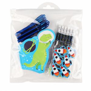 Kawaii Mechanical School Supply Kit Includes Pencil Erasers Pens Notebooks 24 <b>Pcs</b> <b>Mini</b> Dinosaur Stationery Set - Product Image 1