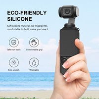 Nuevos Accesorios para Cámara de Acción, Funda Protectora de Silicona Suave a Prueba de Golpes con Cubierta de Pantalla para DJI OSMO Pocket 4