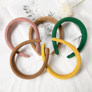 <span class=keywords><strong>Diadema</strong></span> coreana Dongdaemun de esponja marrón color té con leche, <span class=keywords><strong>diadema</strong></span> <span class=keywords><strong>azul</strong></span> <span class=keywords><strong>Klein</strong></span>, pinza para el pelo de gamuza estilo Instagram, dulce y popular en internet - Product Image 4