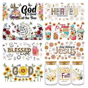 2026 Envolturas Adhesivas Impermeables de Plástico UV de 16oz <span class=keywords><strong>para</strong></span> Vasos, Nuevo Estilo Moderno, Envolturas Lavables <span class=keywords><strong>para</strong></span> Vasos con Diseño de Chica Tatuada - Product Image 4