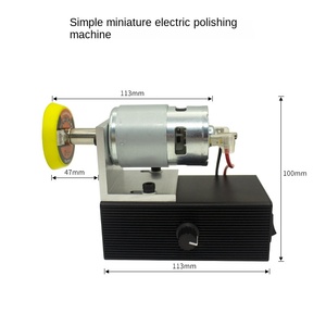 Mini máquina pulidora <span class=keywords><strong>de</strong></span> Motor eléctrico <span class=keywords><strong>de</strong></span> CC <span class=keywords><strong>de</strong></span> escritorio automático 220V 0.1kW hogar pequeño pulido <span class=keywords><strong>pila</strong></span> agujero lijado cuchillo amoladora - Product Image 3