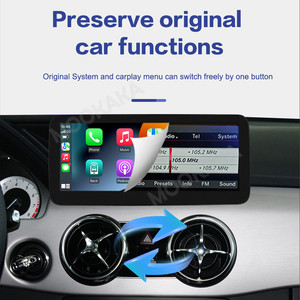 Radio de coche Mookaka 12,3 "Linux para <span class=keywords><strong>Mercedes</strong></span> Benz <span class=keywords><strong>GLK</strong></span> 2013 2014 <span class=keywords><strong>2015</strong></span> pantalla Linux con Carplay FM AM GPS SIM DSP - Product Image 4