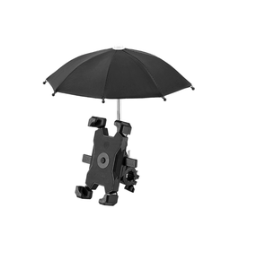 Support de téléphone portable pour vélo et scooter avec pare-soleil et protection anti-pluie, fixation sur guidon - Product Image 2
