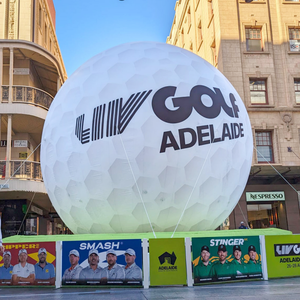 屋外イベント展示会のための広告プロモーションカスタムロゴ大きなインフレータブルゴルフボール - Product Image 4