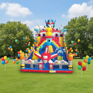 Compre el Castillo Inflable Más Grande, Robot Gigante de Dibujos Animados, <span class=keywords><strong>Parque</strong></span> Temático Inflable Grande, Casa de Brinco Grande en Venta - Product Image 1