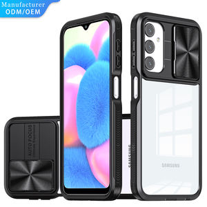 Per custodia Samsung Galaxy A24 con copertura per fotocamera scorrevole, custodia protettiva antiurto trasparente Slim Fit per A14 - Product Image 1