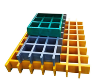 Renforcement de sol en fibre de verre moulé de haute qualité Caillebotis Frp en plastique Mini grille moulée en maille Passerelle en fibre de verre lisse
