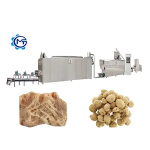 Автоматический текстурированный вегетарианский протеин TVP, искусственный мясной завод, экструдированный соевый протеин, машина для производства