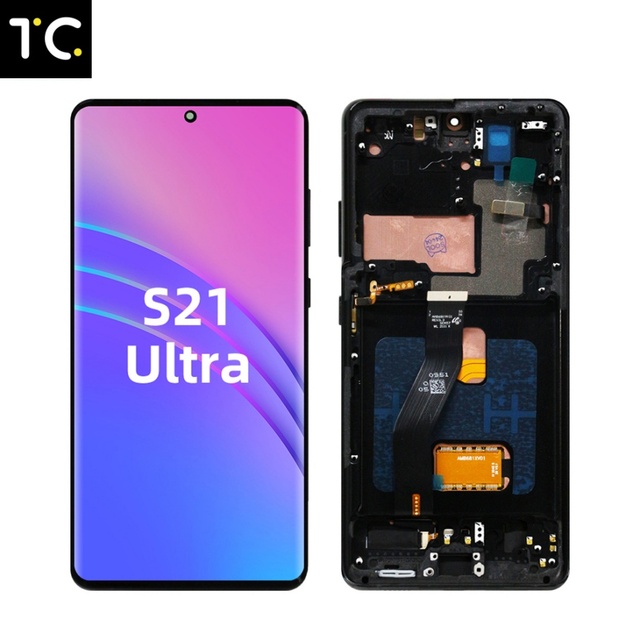 Conka LCD Touch Screen Display Assembly for for S21 Plus Screen Replacement 1 Year Warranty High Quality Black OEM 100%