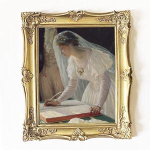 Europese Antieke Oude Ovale Hars Frame Creatieve Fotolijst Groothandel Voor Woninginrichting - Product Image 2