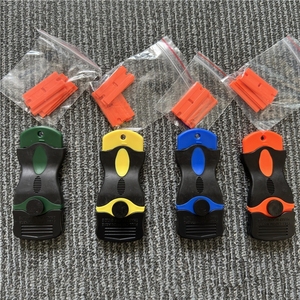 <b>Cleaning</b> Tool for Removing Labels Stickers Decals Paint Window Glass <b>Scraper</b> Tool Retractable Plastic Razor Blade <b>Scraper</b> - Product Image 3