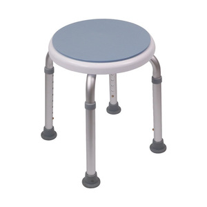 Shunkangtai Rotatable Round Shower Chair <b>Height</b> <b>Adjustable</b> Aluminum Alloy Non Slip <b>Stool</b> For Seniors Home Bathroom Use - Product Image 1