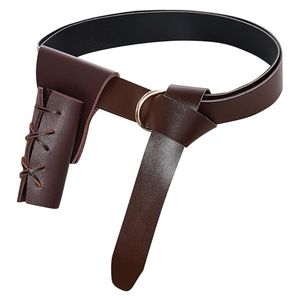 Ceinture médiévale Renaissance épée poignard grenouille étui Halloween chevalier Pirate <span class=keywords><strong>Viking</strong></span> guerrier Costume cuir épée décorations - Product Image 2