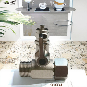 วาล์วปิดน้ำแบบแมนนวล Aonie ขนาด 1/2 x 1/4 นิ้ว ผลิตจากโลหะผสม เป็นมิตรกับสิ่งแวดล้อม พร้อมอะแดปเตอร์เชื่อมต่อแบบบอลเช็ค ที ฟิลเตอร์กรองน้ำบริสุทธิ์ สำหรับก๊อกน้ำ - Product Image 3