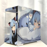 Nachoneko Nekoha Shizuku étuis pour PC de qualité supérieure nouveau design portable en acier mi tour étuis pour ordinateur Cool Metal Computer Case
