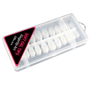 Puntas de Uñas Redondas Cortas para Ballet, Cobertura Completa, Gel Removible, Fácil Aplicación, Sin Daños - Product Image 5