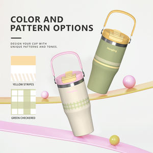 Hong Ling, venta al <span class=keywords><strong>por</strong></span> <span class=keywords><strong>mayor</strong></span>, <span class=keywords><strong>de</strong></span> acero inoxidable 18/8 Ventosas <span class=keywords><strong>de</strong></span> vacío, vaso <span class=keywords><strong>de</strong></span> boca ancha con aislamiento térmico <span class=keywords><strong>de</strong></span> doble pared con mango <span class=keywords><strong>de</strong></span> elevación - Product Image 6