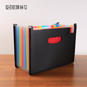 Expanding <strong>File</strong> <strong>Folder</strong> A4 12 Pockets <strong>File</strong> Organizer Bill Document Receipt Filing Box Accordion <strong>Folders</strong> - Product Image 3