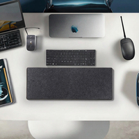 Grand tapis de bureau XXL pour ordinateur, clavier, souris, grand tapis de souris en feutre de laine, coussin pour ordinateur portable, tapis de bureau antidérapant, tapis de souris pour gamer