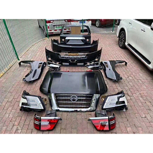 Kit de carrosserie pour Nissan Patrol Y62 2016 — 2019, pare-chocs avant et arrière avec calandre, phares, modèle à la mode et populaire 2020 - Product Image 6