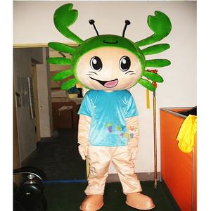 गर्म बिक्री वयस्क क्रैब लड़की शुभंकर पोशाक पोशाक यूनिसेक्स पशु कार्टून परिधान कॉस्प्ले कार्ब पार्टी के लिए चलने के सूट - Product Image 3