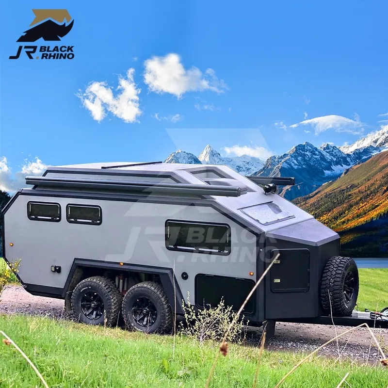 Furgone camper caravan ibrido da 16 piedi di buona vendita