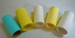 70gsm branco/amarelo/azul papel liberação glassine papel liberação revestido silicone