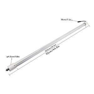 Barre de lumière LED pour culture hydroponique, contrôle intelligent, 25W-60W, double <span class=keywords><strong>tube</strong></span> lumineux pour plantes, spectre complet, chaîne de raccordement - Product Image 4