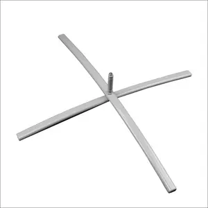 Popular Kit Sale top quality heavy metal flag base standing X base cross flagpole base for beach flags