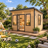 Cabane de jeu pour enfants dans le jardin, espace d'activités lumineux avec intérieur sécurisé, aménagement flexible et installation facile