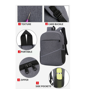 Custom Logo <b>Laptops</b> <b>Bag</b> Large Capacity <b>Laptop</b> Backpack School <b>Bags</b> Outdoor <b>Man</b> Travel <b>Laptop</b> Backpack with USB Charging - Product Image 3