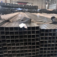 Tubos Cuadrados de Acero al Carbono Q345 Q235 Q235B A36, Tubo Cuadrado de Hierro de Acero Dulce para Estructuras de Acero en Edificios