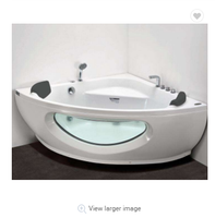 Robinet de baignoire populaire en laiton chromé avec mitigeur chaud et froid