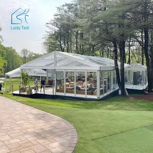 wedding party tent design decoration lining indoor transparent giant wedding party tents for sale