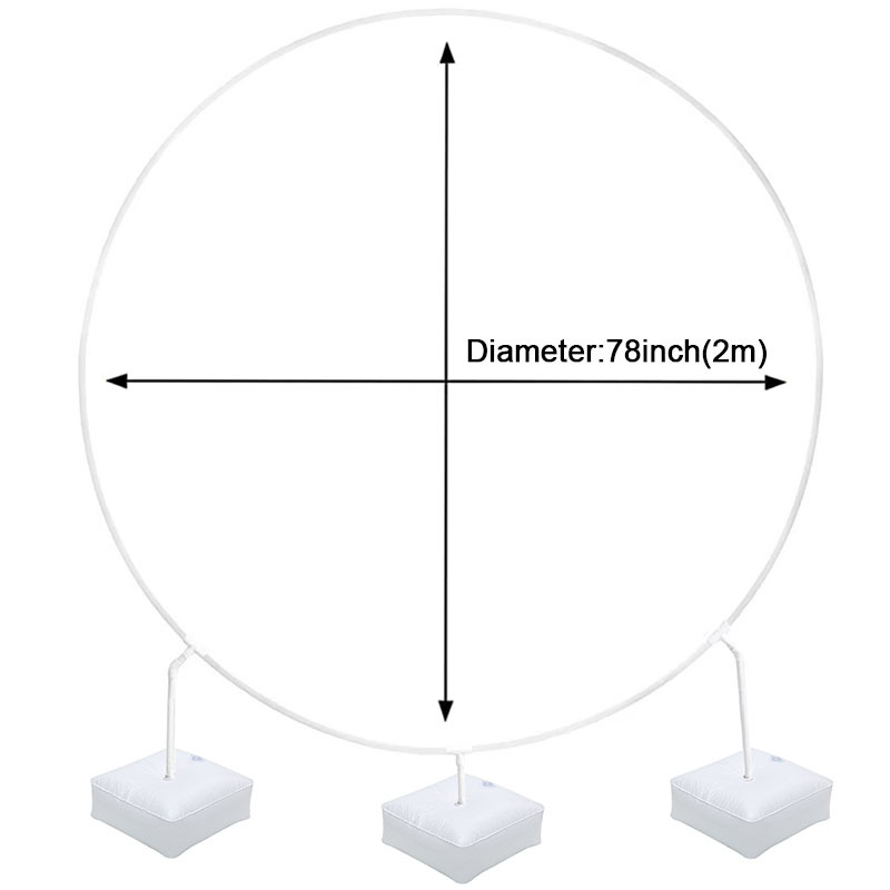 #6 200cm avec 7kgs base carrée