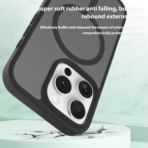 Ốp điện thoại chống sốc từ tính cho <span class=keywords><strong>iPhone</strong></span> 16 Pro - Vỏ bảo vệ toàn thân bằng TPU với cảm giác mềm mại & thiết kế 2 trong 1 chống xước - Product Image 3