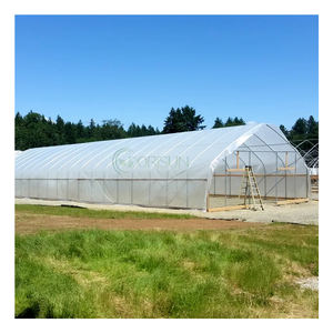 Marco de acero galvanizado en caliente para protección agrícola, estructura de casa verde, <span class=keywords><strong>malla</strong></span> a prueba de insectos, Motor enrollable, invernadero prefabricado - Product Image 2