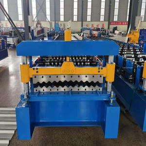 Рифленые железные листы для кровельной плитки Профилегибочная машина для производства листового металла - Product Image 4