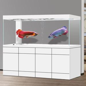 고알루미늄 합금 어항 대형 거실 수족관 초투명 유리 홈룸 칸막이 바닥 필터 물갈이 필요없음 - Product Image 2