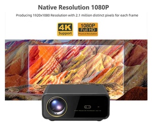 Otomatik odaklama Keystone <span class=keywords><strong>A80</strong></span> google-tv sistemi desteği 4K 1200ANSI lümen akıllı WiFi 6 BT açık ev film ses kontrolü projektör - Product Image 2
