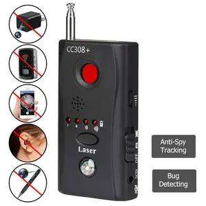 Vendita calda CC308 + Anti spia GPS tracciamento rilevatore di Bug Laser senza fili telecamera nascosta GSM RF Scanner protezione della Privacy