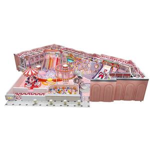Çocuklar için kapalı oyun alanı içinde 289 Sqm 3.2 m yükseklik çocuk pembe şeker tema ticari - Product Image 4